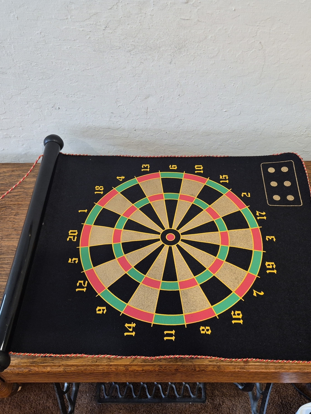 Portable, Roll-up Magnetic Dartboard
No Magnetic Darts Included
